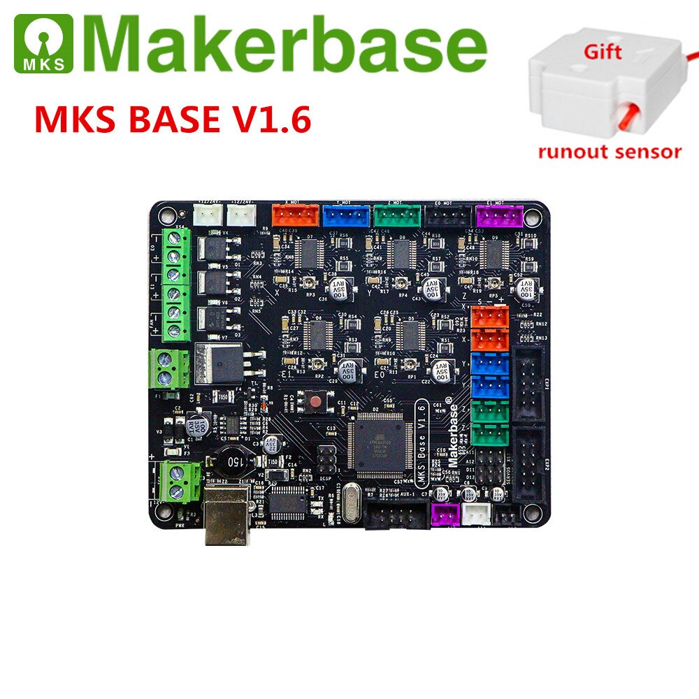 MKS BASE V1.6 â carte mÃ¨re pour imprimante 3D, circuit intÃ©grÃ©, compatible avec les rampes, carte Mega 2560 Marlin, accessoires Ã©lectroniques Ã  monter soi-mÃªme