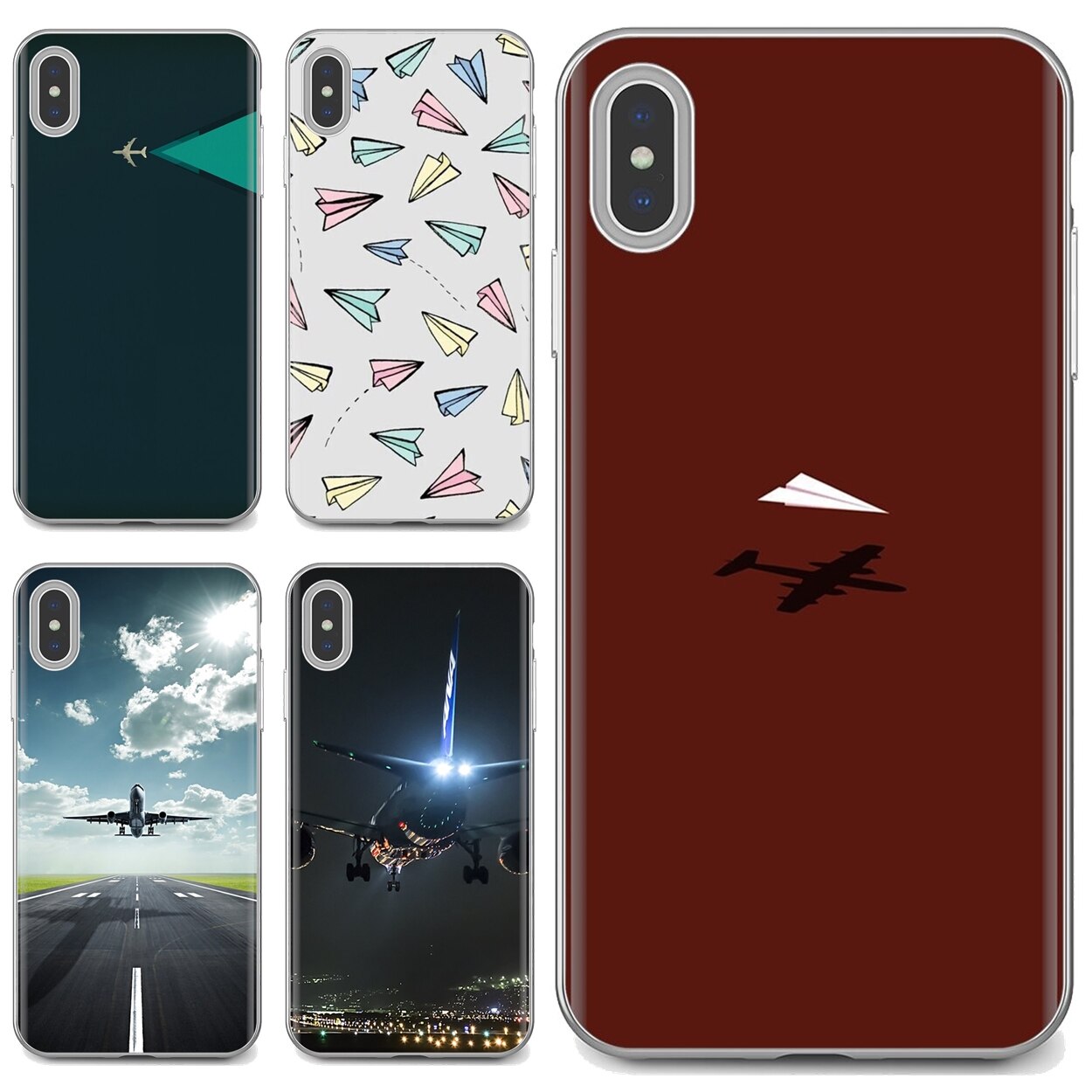 Pour Samsung Galaxy A10 A40 A50 A70 A3 A5 A7 A9 A8 A6 Plus 2018 2015 2016 2017 film Avions En Papier Pas Cher Ãtui En Silicone