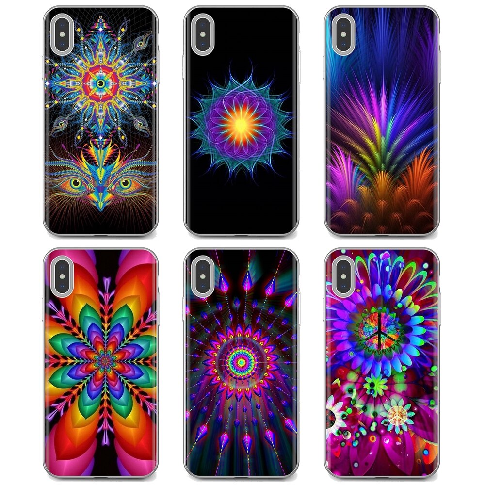 Mandala psychÃ©dÃ©lique Pour Samsung Galaxy Note 3 4 5 8 9 S3 S4 S5 Mini S6 S7 Bord S8 S9 S10 Plus Pas Cher Ãtui En Silicone