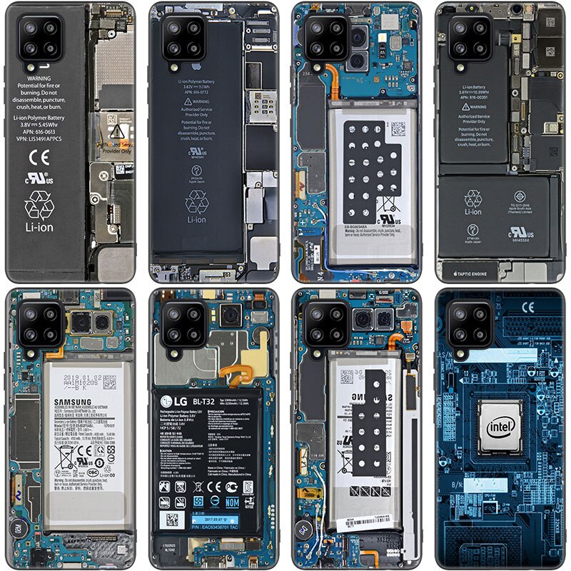 Coque Ã  puce de carte mÃ¨re, pour Samsung Galaxy M12 M11 M21 M02S M42 M30S M31S M40S M51 M32 M01 J2 Core J6 J8 2018 J4 +