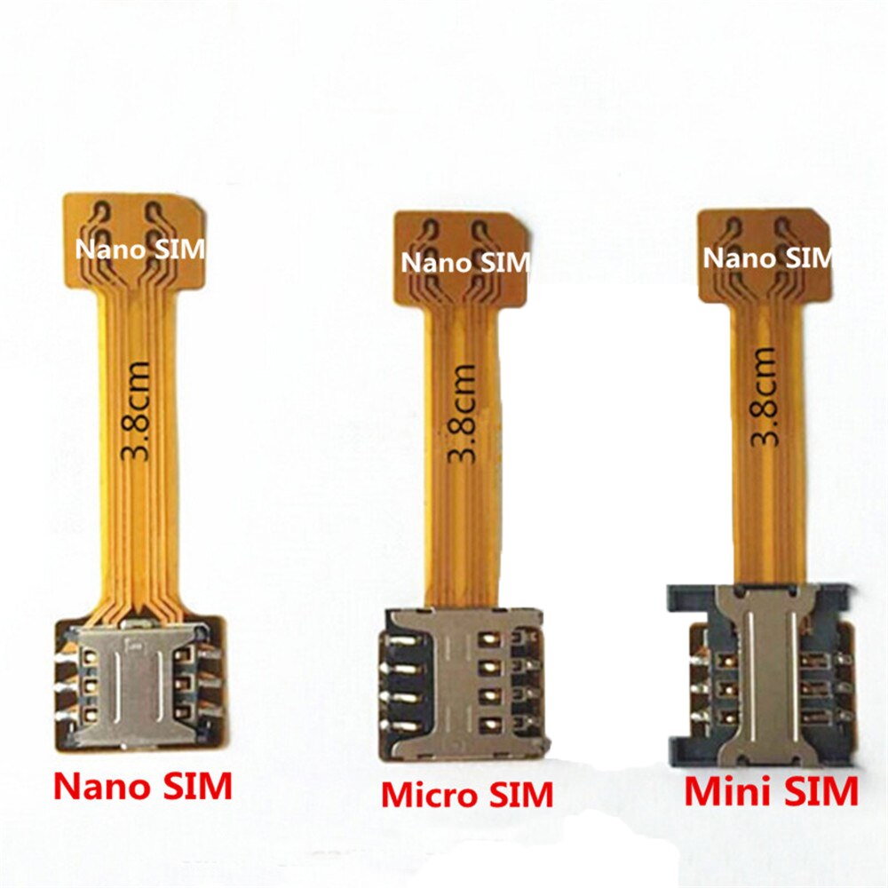 Adaptateur Double carte Micro SD hybride, 5 piÃ¨ces/lot, pour extension Android 2 Nano, adaptateur Micro SIM pour XIAOMI REDMI NOTE 3 4 3s