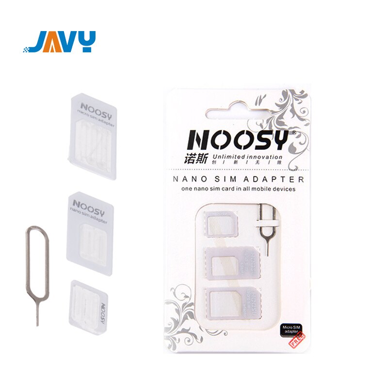 JAVY â Adaptateur pour carte SIM pour Smartphones, accessoire pour nano cartes, kit de connexion pour IPhone 6, 7 plus, 5S, et Huawei P8 Lite, P9, Xiaomi Note 4 Pro, 3S, Mi5, support de sim