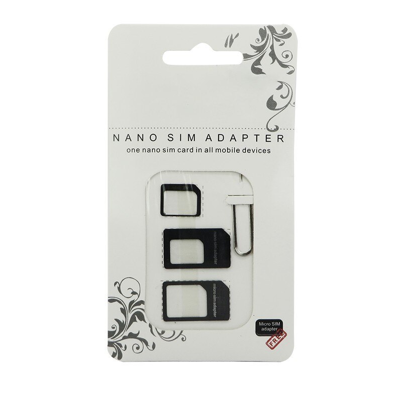 Adaptateur de carte Micro Nano SIM, Kit de connexion pour iPhone 5 6 7 plus 5s Xiaomi Redmi Note 4, tous les tÃ©lÃ©phones, support SIM Standard