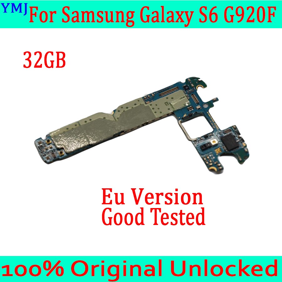 Carte mÃ¨re originale dÃ©bloquÃ©e pour Samsung Galaxy S6 G920F G920V, avec puces complÃ¨tes, Version EU