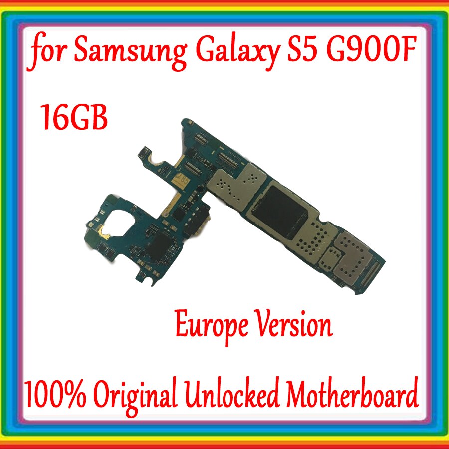 Carte mÃ¨re 16 go 100% originale dÃ©bloquÃ©e pour Samsung Galaxy S5 G900F, circuit imprimÃ© principal avec puces, bon test