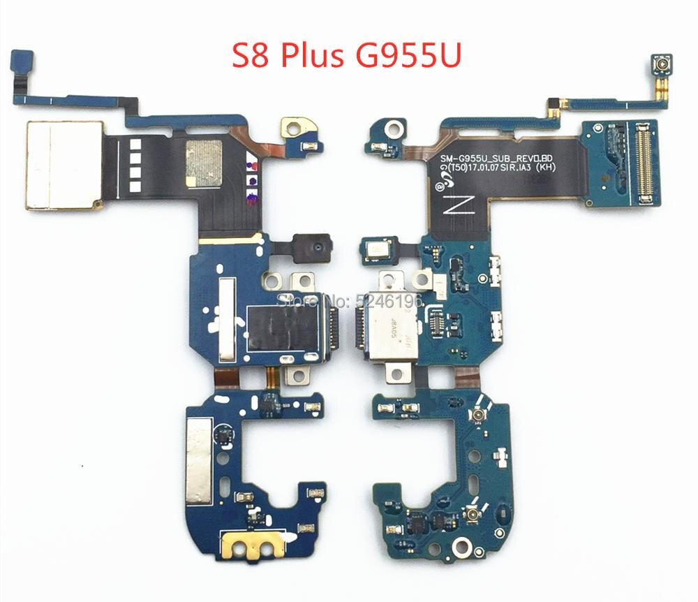 Mini Port de chargement USB Micro, 1 piÃ¨ce, cÃ¢ble de connexion flexible pour Samsung Galaxy S8 Plus SM-G955U S8 G950U G950F PCB board