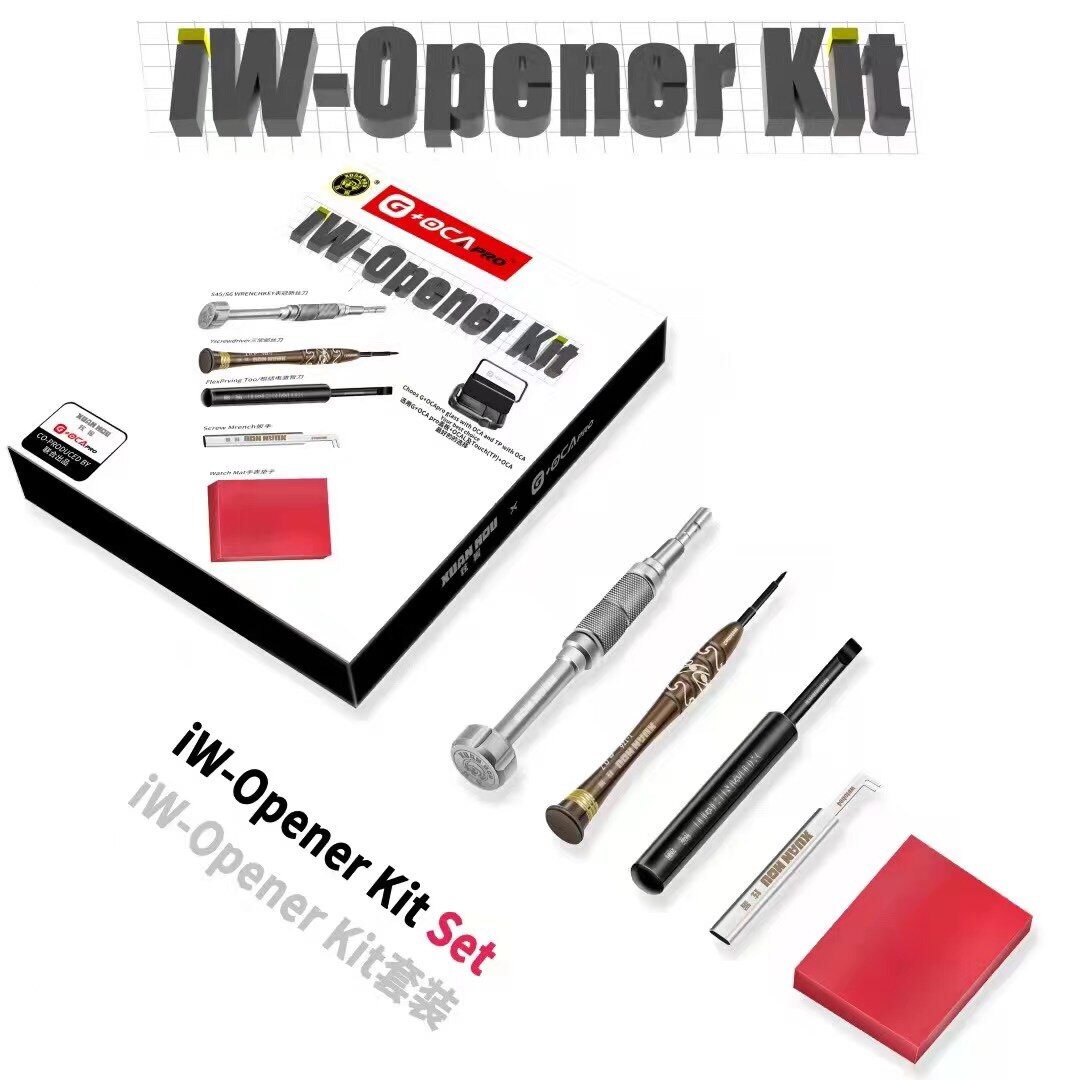 IW â Kit d'ouverture de montre, outil de dÃ©montage pour Apple Watch S6 S5 S4 S3 S2 Ã©cran LCD batterie jeu d'outils de rÃ©paration de cÃ¢bles flexibles